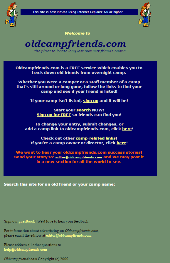 oldcampfriends screen shot 3