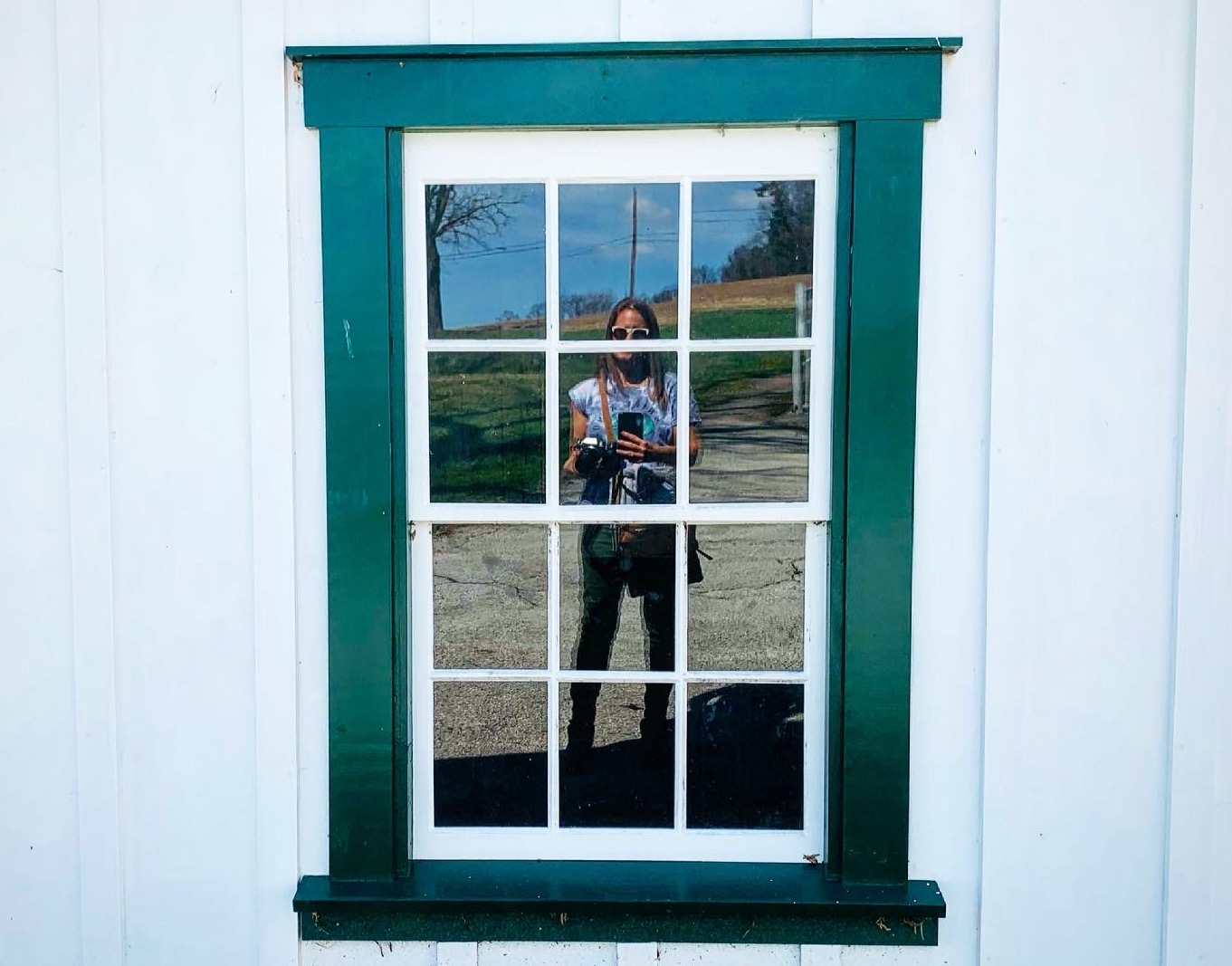 Jen at Valley Forge window